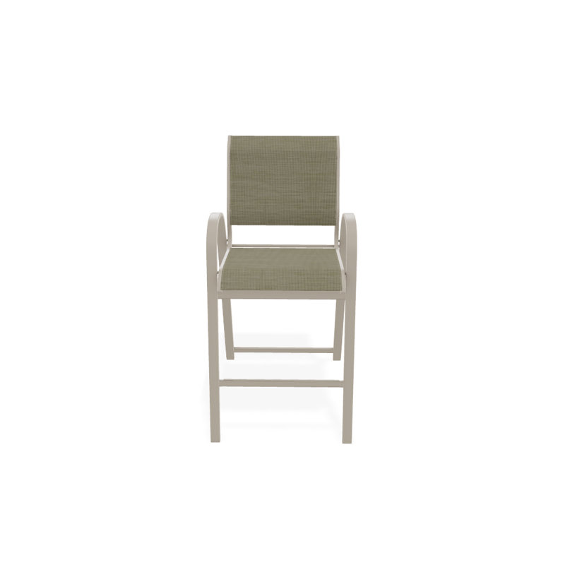 Tabouret de bar Holna, Désert texturé, Bristol taupe Sunbrella®