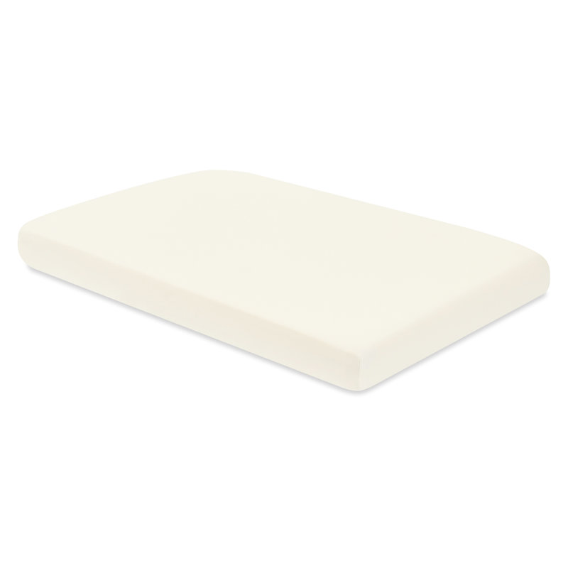 Mini Crib Sheet in GOTS Certified Organic Brushed Cotton, Ivory