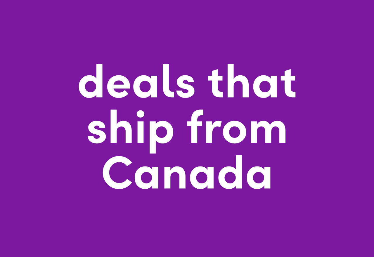 deals that ship from Canada clearance