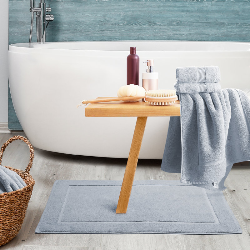 Danni-Leigh 6 Piece 100% Cotton Towel Set., Ice Blue, 4-pack Bath Set