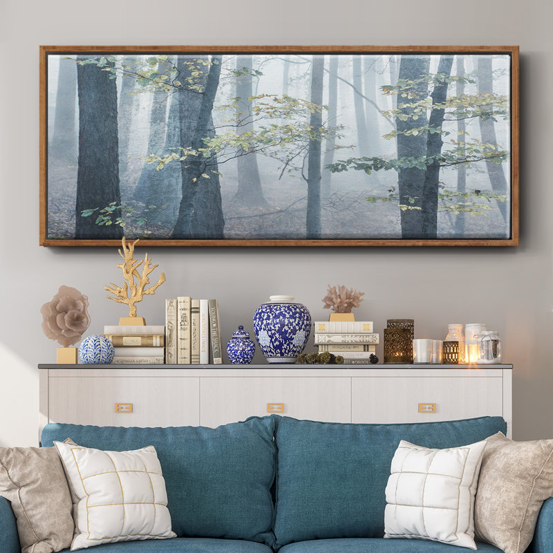 Chalky Misty- Framed Canvas