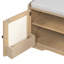 Banc de rangement classique classique avec compartiments spacieux et tissage artisanal en rotin pour une organisation polyvalente de la maison-793107730