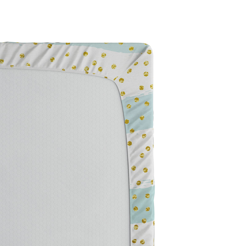 Microfiber Striped Fitted Sheet, Full Fitted Sheet