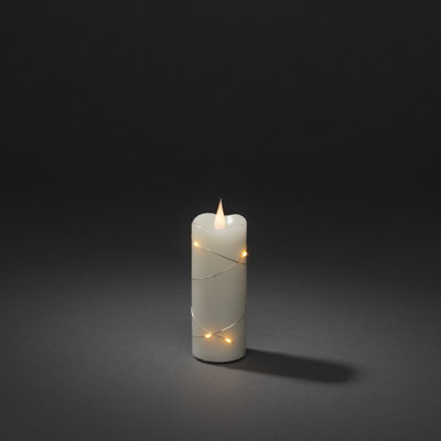 3D Moving Flame Battery Candle