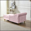 Chaise longue moderne avec revêtement en velours-1558705433