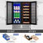 24 Inch Dual Zone Built-In and Freestanding Wine & Beverage Refrigerator - 18 Bottle & 57 Can Capacity, Stainless Steel Frame-121643357
