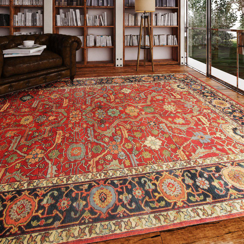 Handmade Wool Oriental Area Rug