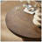Wood 35.98" Round Coffee Table with Cylindrical Leg-377101038