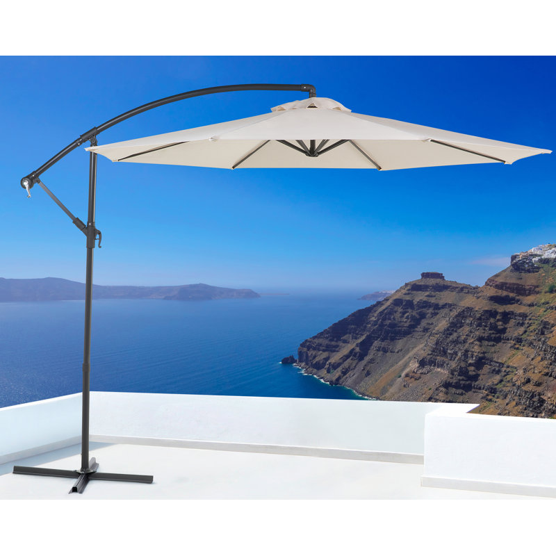 Parasol en porte-à-faux 115 "Senne, Beige