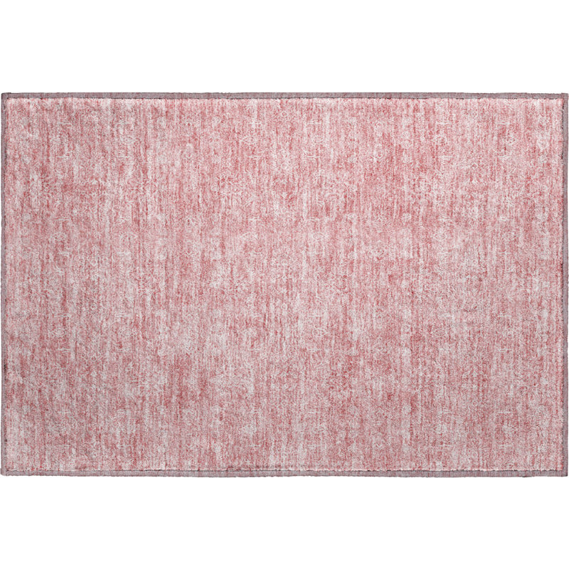 Premium Machine Washable Prisco Blush Rug, Rectangle 1'8" x 2'6"