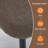 Modern Upholstered Dining Chair (Set of 4, BROWN)-517816390