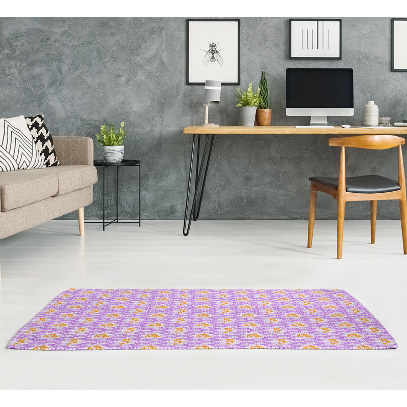 Tapis mauve Koi, Rectangle 5 pi x 7 pi