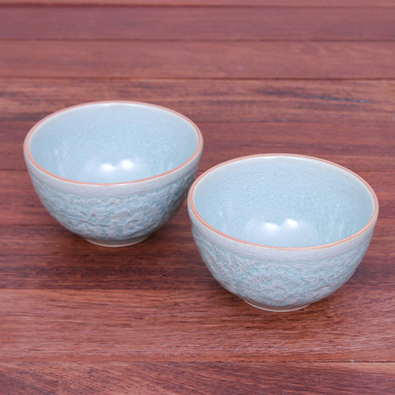 Bishaan 8 oz. Bol à riz Antique Flora