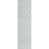 Gemma Geometric Tufted Wool Gray Area Rug