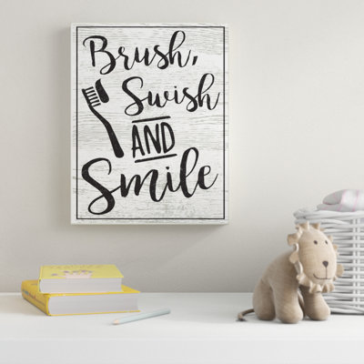 «Brush Swish and Smile», impression