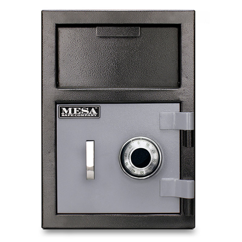 Depository Safe Lock, Combination Dial Lock, 20.25" H