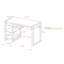 Rosato 48" Urban Blend Computer Desk-50494143