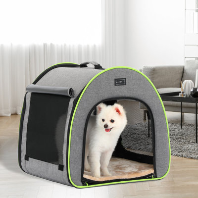 Collapsible Soft-Sided Crate with 2 Doors