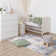 Sorbus Area Rug, Machine Washable, Non-Slip, Low Pile Indoor Carpet with Rubber Backing - Blue (Drift)