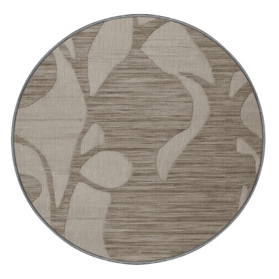 Machine Washable Abstract Gray Area Rug