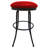 Swivel Upholstered Counter Stool with Metal Frame-48366674-48366675-27796883