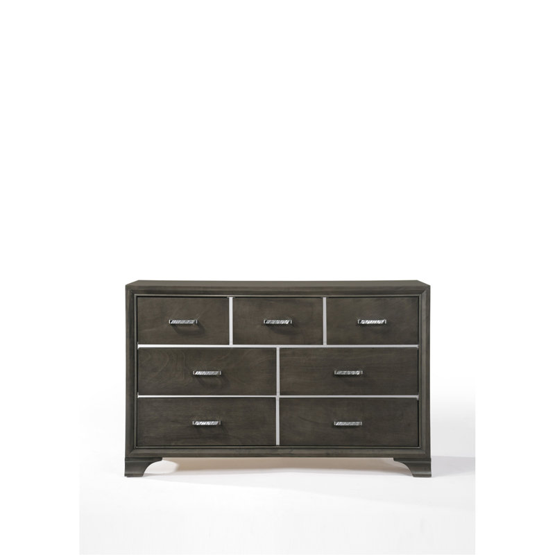 Commode à finition grise