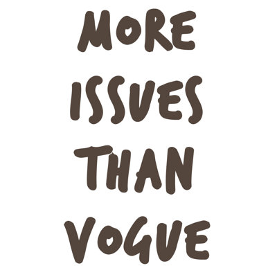 Décalcomanie murale plus de problèmes que vogue