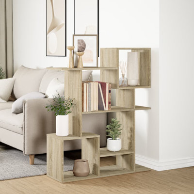 Seonna 112cm H x 92cm W Bookcase