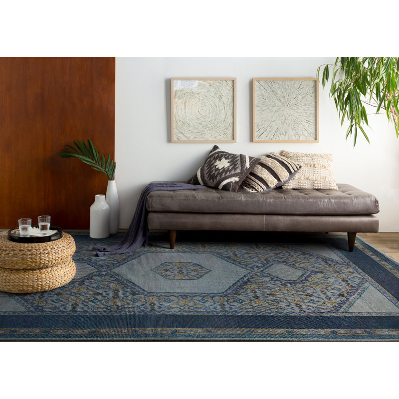 Housse et insert de coussin en coton Judd, 18 po x 18 po, Brun foncé / noir, Polyester / Bourre en polyester
