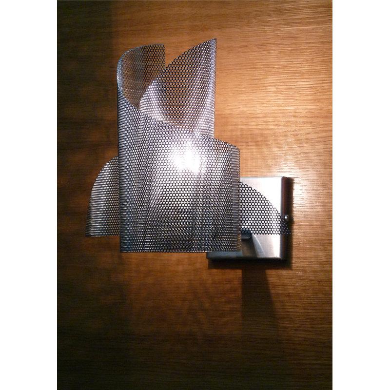 Angel And Demon Stainless Steel Armed Sconce
