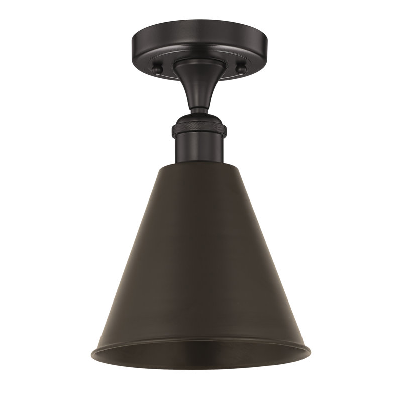 Jacquee Semi Flush Mount, 11.75" H x 8" W x 8" D, Oil Rubbed Bronze, Oil Rubbed Bronze