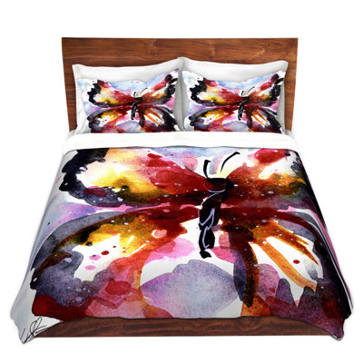 Ensemble de housse de couette papillon plaisir xviii