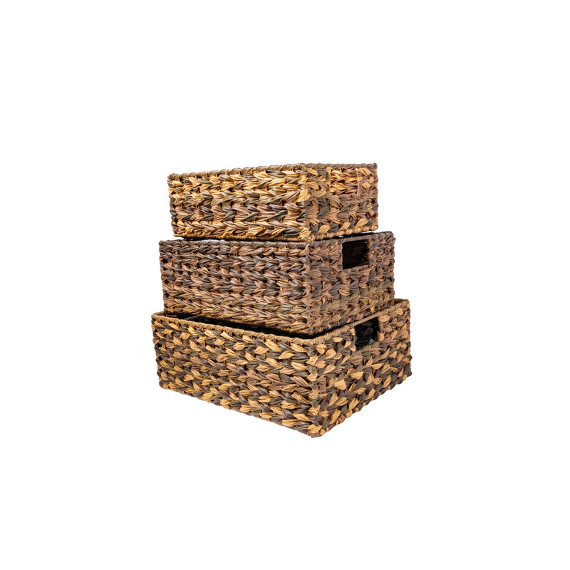 Panier en osier Bayou Breeze, Mélange de bruns