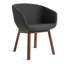 Chaise de travail hôte en velours tempête-61654460-61654462