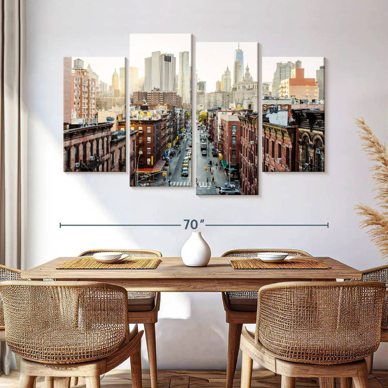 Sireci Lower East Side Street, 42"H x 68"W