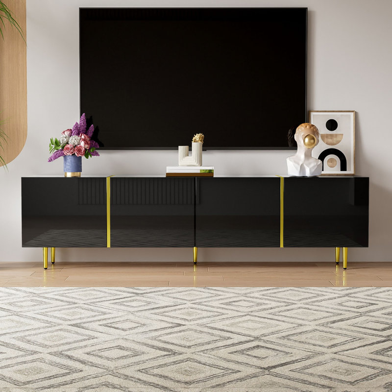 TV Stand for TVs up to 65", Black