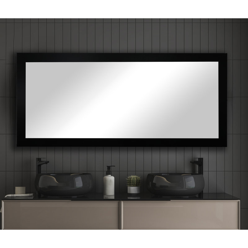 Mirror, 33" x 66", Black