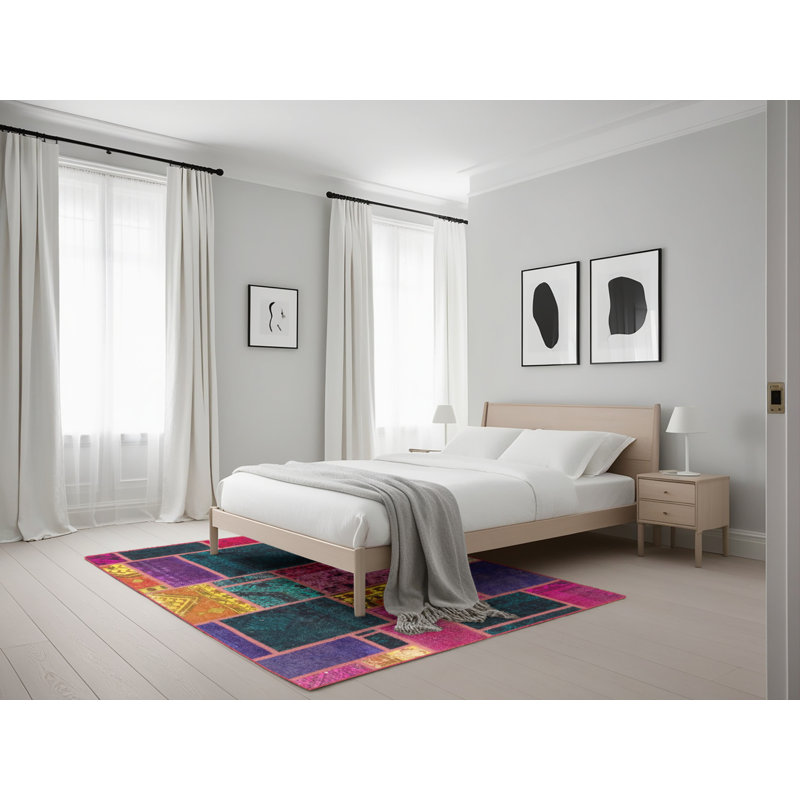 Abstract Indoor Rug, Rectangle 5' x 7'
