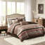 Édredon rouge très grand 7 pièces, fascinant avec géométrique, literie lavable à la machine, édredons, taies décoratives, coussins, jupe de lit très grand, magnifique et facile à nettoyer-124915234-124915236