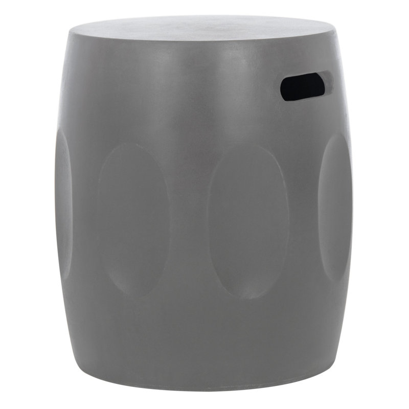 Table de bout en pierre Eswer, Gris foncé