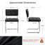 Aveon 49cm H Mid-Century Modern Tufted Faux Leather Side Dining Chair with Steel Frame(Set of 2)-1828921916