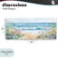 Plaque murale Wildflower Seascape Beach, design par Heidi Kuntz