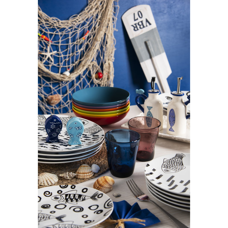 Ocean 5ml Ceramic Single Oil / Vinegar Cruet