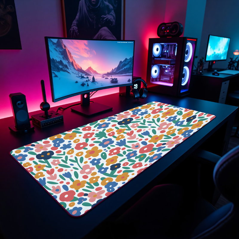 Polyester Desk Pad, 31.5x15.5