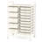 Rebrilliant 15 Drawer Rolling Organizer Cart Utility Storage Tools Scrapbook Paper Multi-use-1514132800