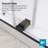 KW01 56 - 60 In. W X 76 In. H Double Sliding Frameless Shower Door With 3/8 In. Clear Glass-108223561