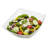 64 oz Clear Wave Square Bowls - 50 Bowls-838698842