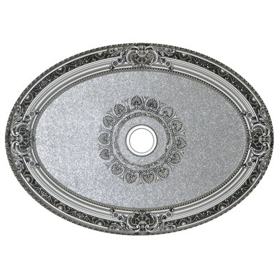 Médaillon de plafond ovale