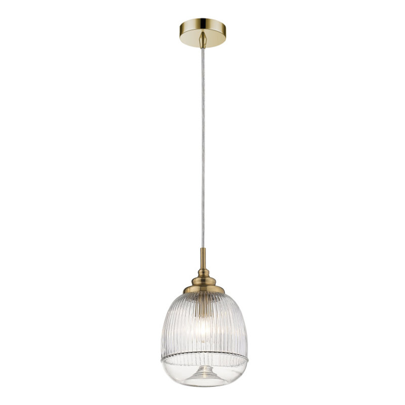 1 - Light Satin Gold Single Pendant