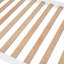 Lit superposé simple au-dessus de simple avec rangement et garde-corps pour chambre à coucher, dortoir, couleur blanche Stairway